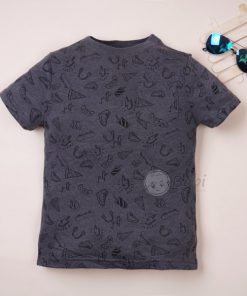 Áo thun bé trai in họa tiết hoa văn lạ mắt (20kg - 50kg)