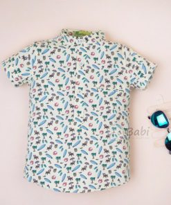 Sơ mi tay ngắn họa tiết SUMMER cho bé trai